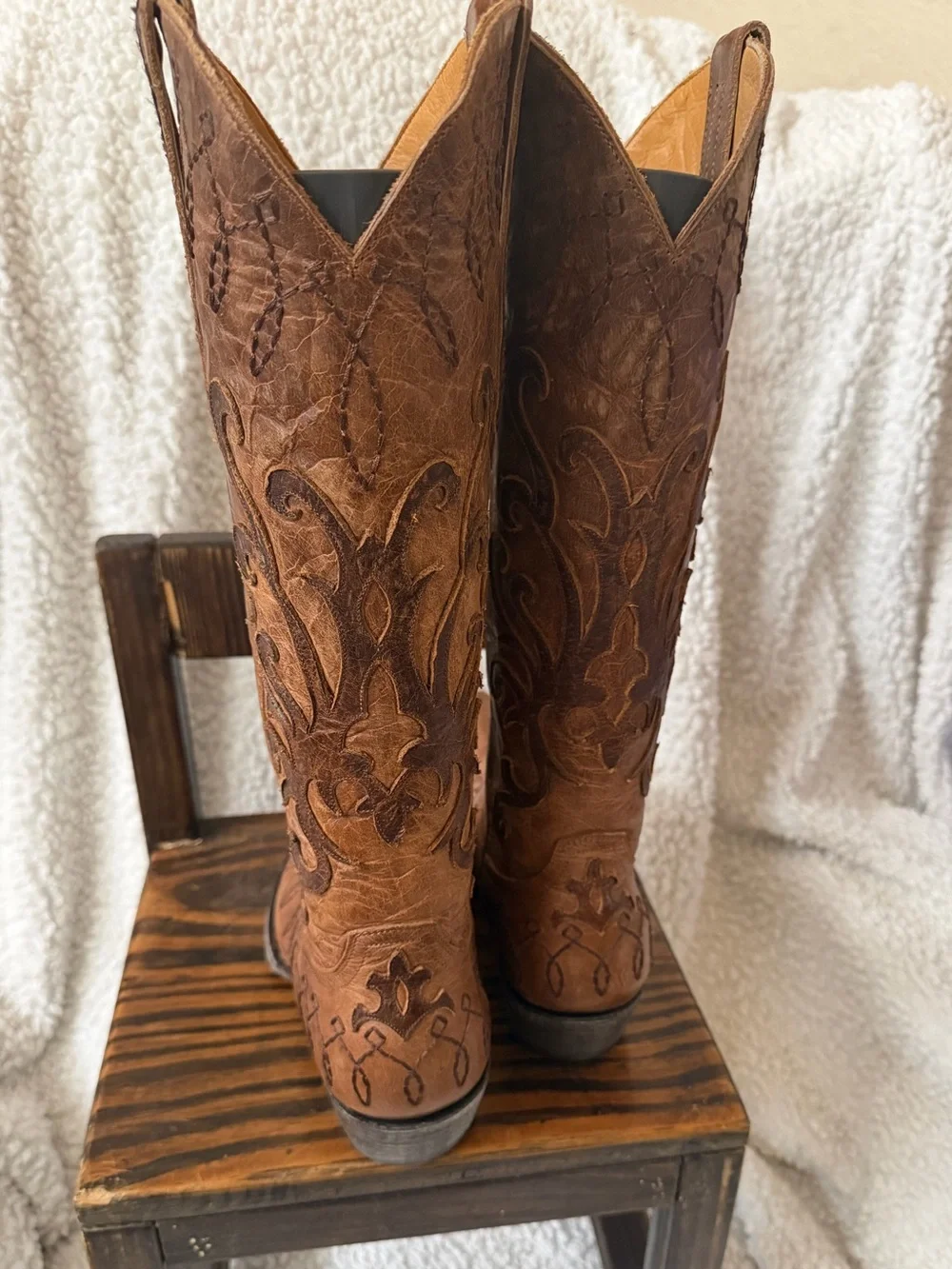 NEW Old Gringo Embroidered Brown Leather Western Cowgirl Boots - Picture 3 of 10